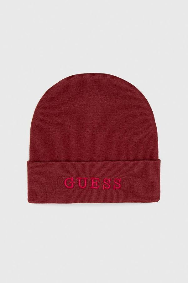 Guess Kapa Guess boja: bordo,