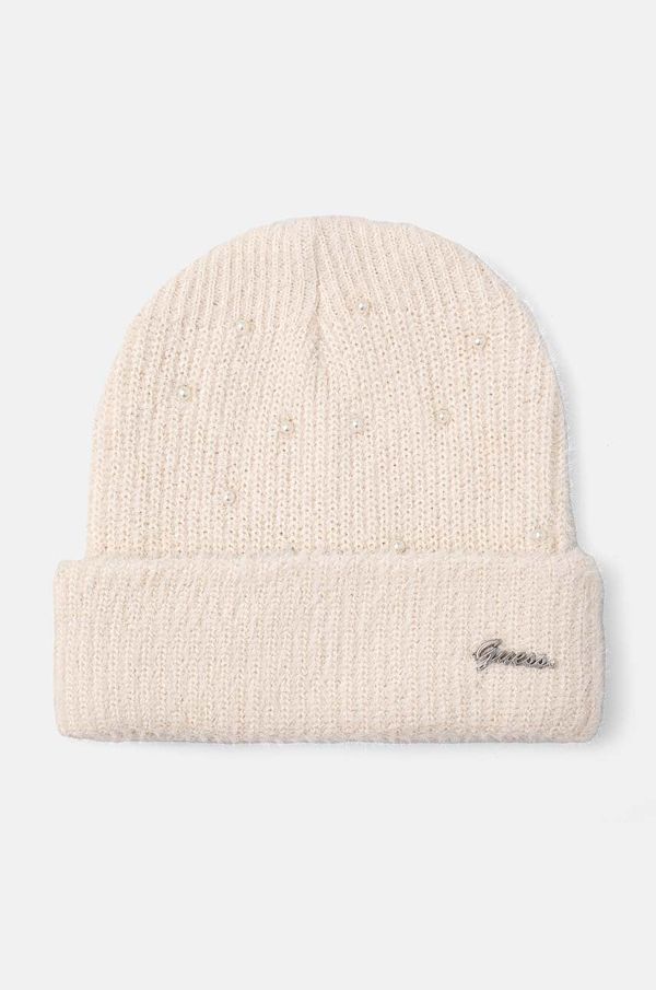 Guess Kapa Guess TERESA boja: bež, od debelog pletiva, W4BZ33 Z2740