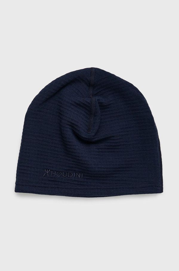 Houdini Kapa Houdini Desoli Thermal, boja: tamno plava, od tanke pletenine, vunena