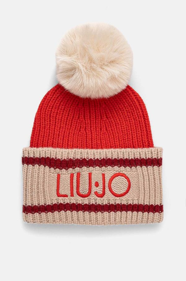 Liu Jo Kapa i mala torba Liu Jo boja: narančasta, od debelog pletiva, 2F4044 M0300