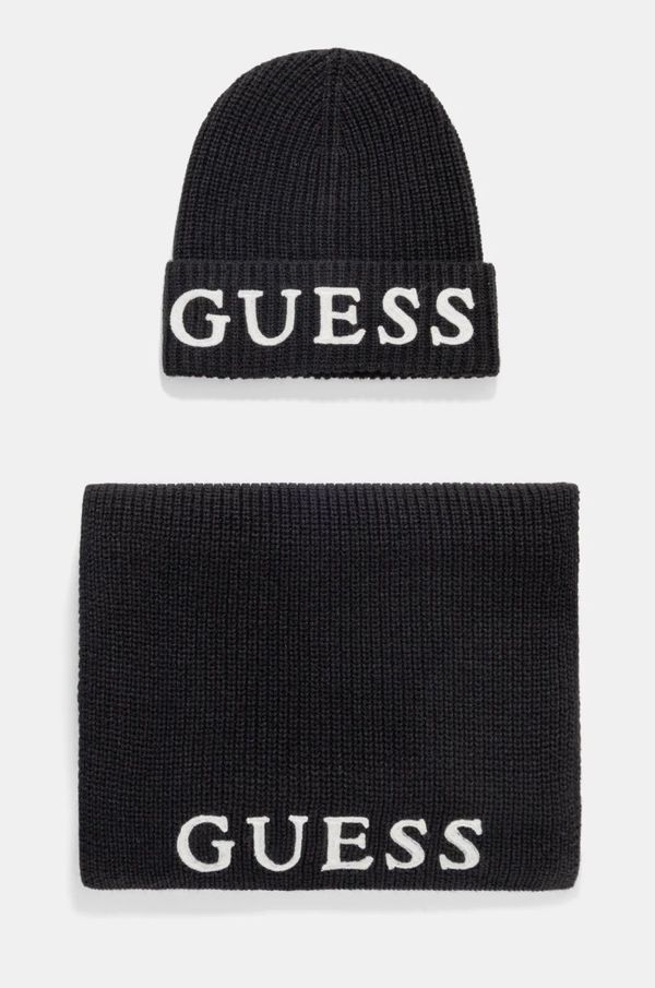 Guess Kapa i šal Guess boja: crna, GFBOXW P4402