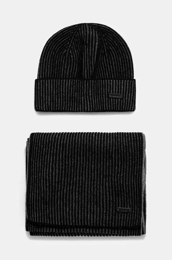 Boss Kapa i šal s dodatkom vune BOSS boja: crna, 50522439