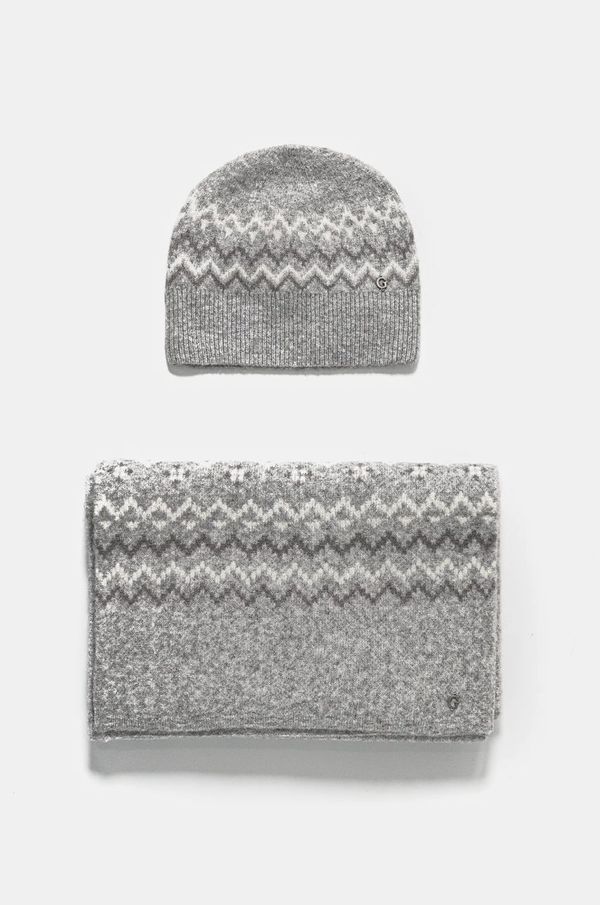 Guess Kapa i šal s dodatkom vune Guess boja: siva, W5PZ18 Z3LQ0