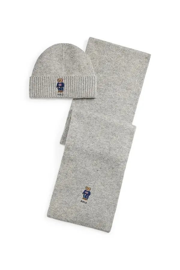 Polo Ralph Lauren Kapa i šal s dodatkom vune Polo Ralph Lauren