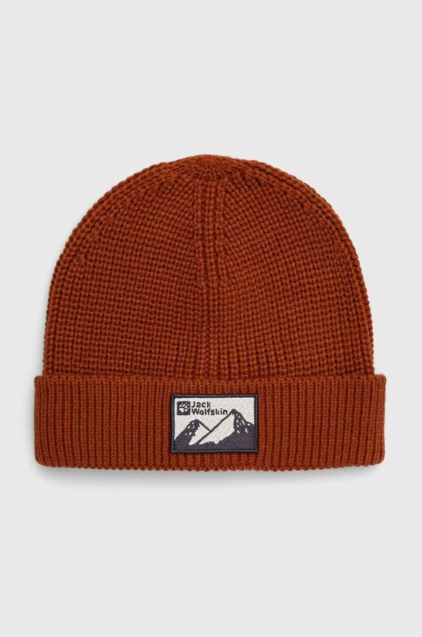 Jack Wolfskin Kapa Jack Wolfskin boja: crvena, od debelog pletiva
