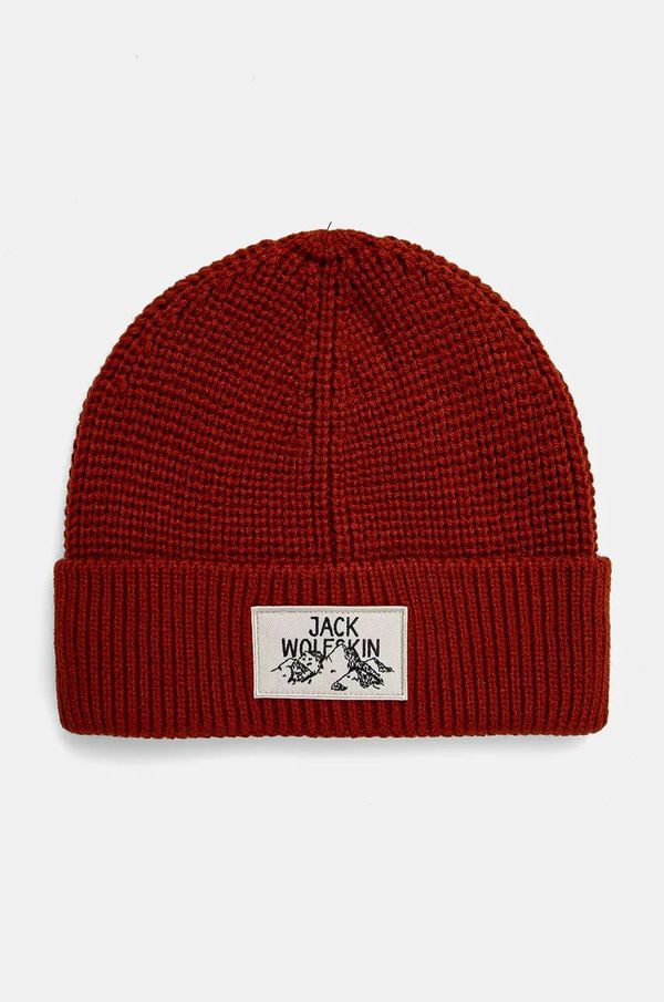 Jack Wolfskin Kapa Jack Wolfskin boja: smeđa, od debelog pletiva, A61610