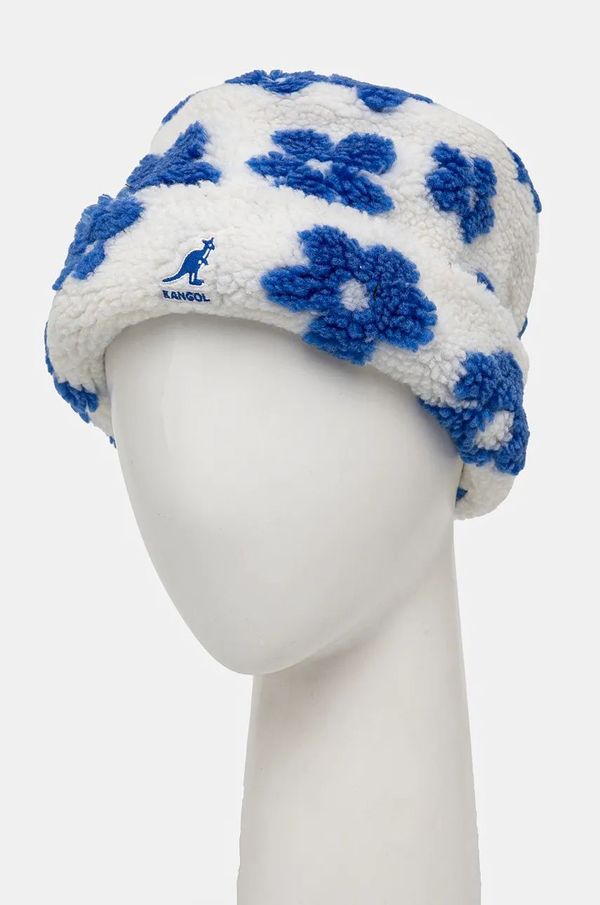 Kangol Kapa Kangol FLORAL FLEECE boja: bijela, od debelog pletiva, K5421.WB122