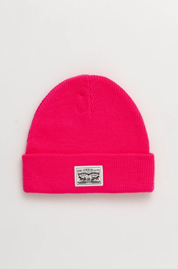 Levi's Kapa Levi's boja: ružičasta, 000MR-0002