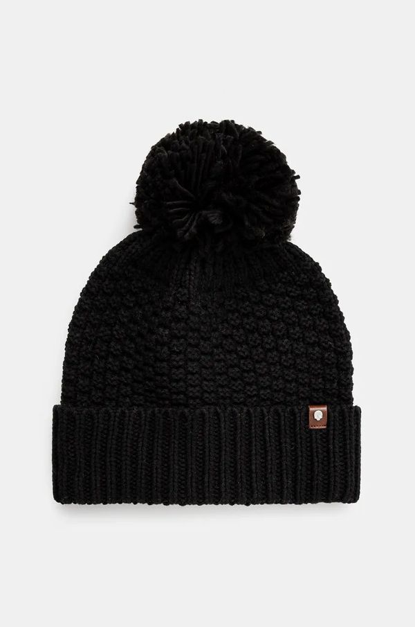 Medicine Kapa Medicine za muškarce, boja: crna, od debelog pletiva