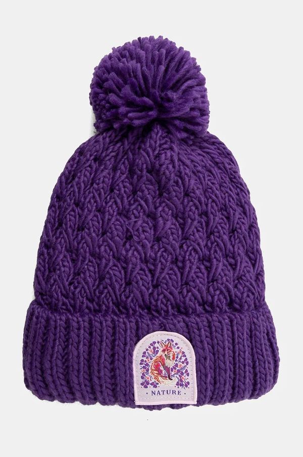 Medicine Kapa Medicine za žene, boja: ljubičasta, od debelog pletiva