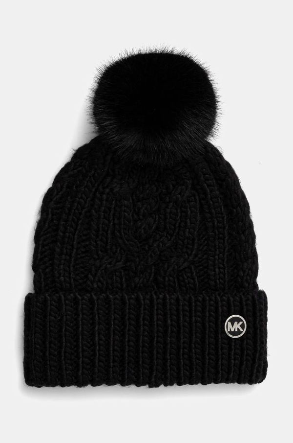 MICHAEL Michael Kors Kapa MICHAEL Michael Kors boja: crna, od debelog pletiva, 539801