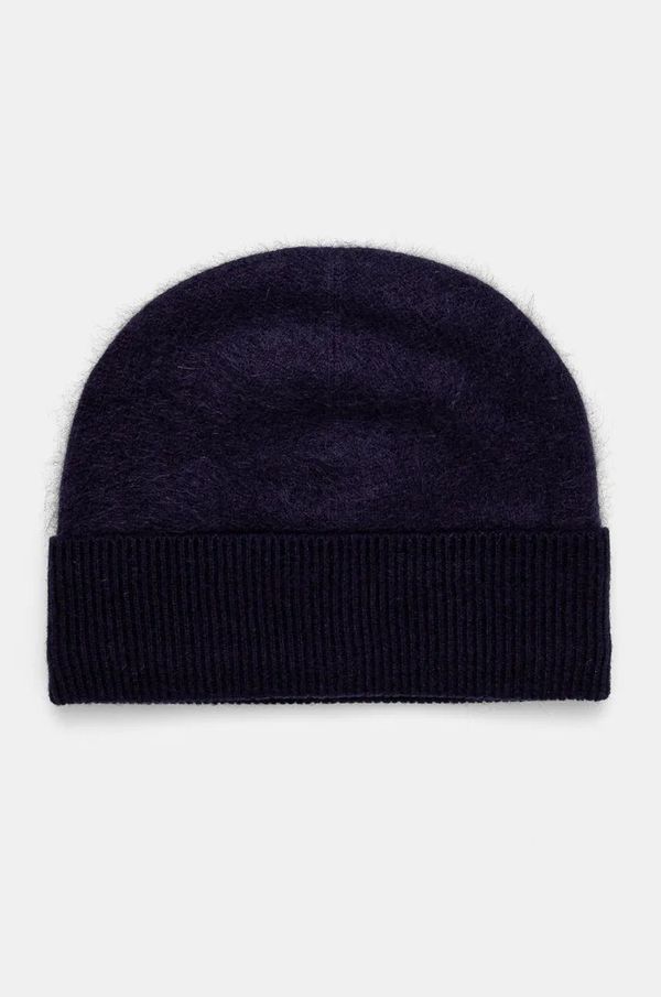 Boss Kapa od kašmira BOSS boja: tamno plava, od tanke pletenine, vunena, 50524296