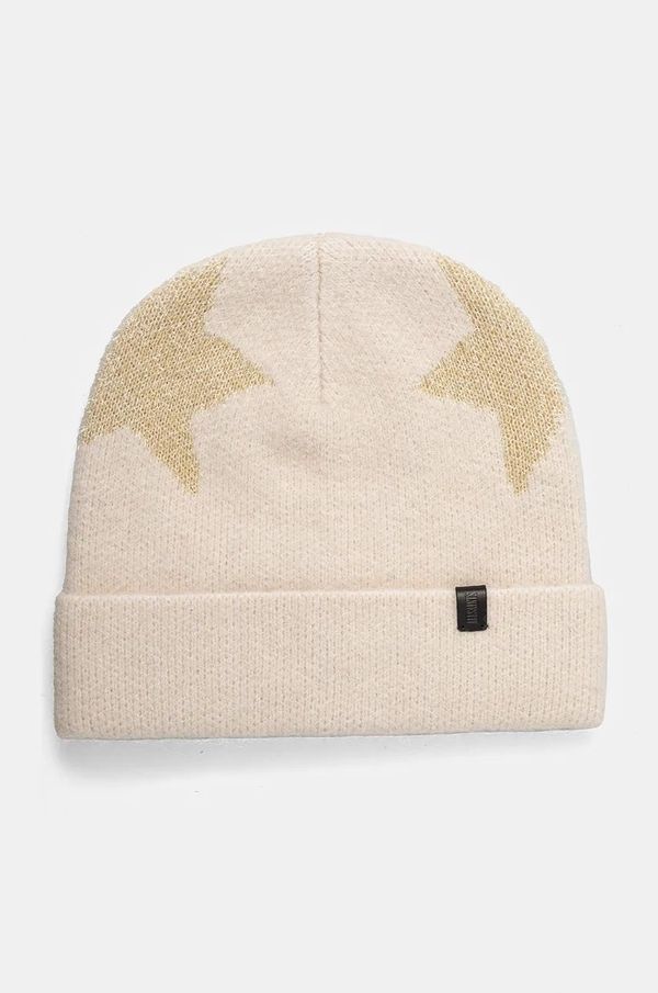 AllSaints Kapa s dodatkom vune AllSaints boja: bež, od tanke pletenine, 29AS101574