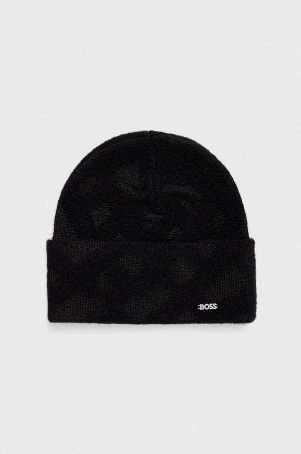 Boss Kapa s dodatkom vune BOSS boja: crna