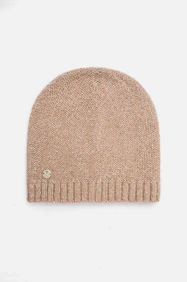 Joop! Kapa s dodatkom vune Joop! boja: bež, od tanke pletenine, 30044282