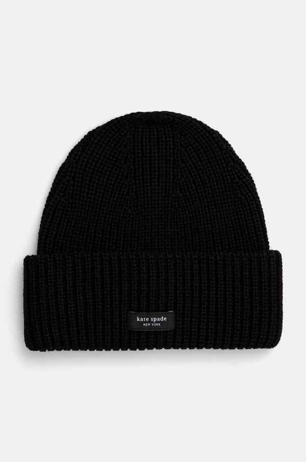 Kate Spade Kapa s dodatkom vune Kate Spade boja: crna, od debelog pletiva, 29KS1004213