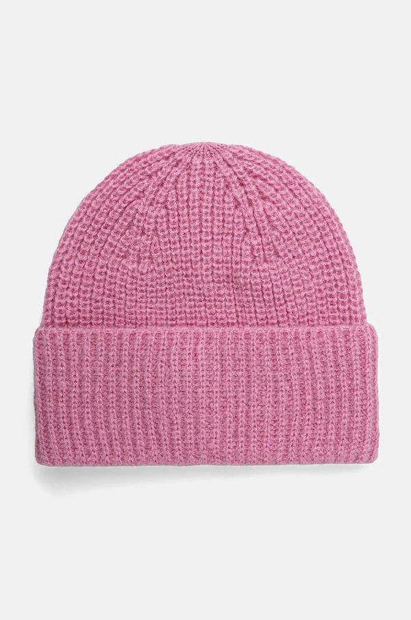 Morgan Kapa s dodatkom vune Morgan 5MBALA boja: ružičasta, od debelog pletiva, 5MBALA