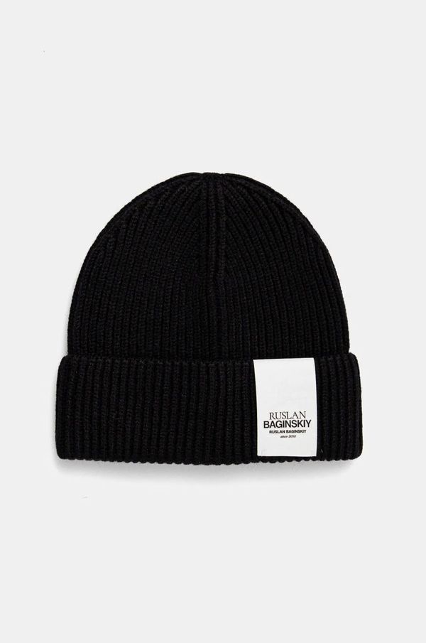RUSLAN BAGINSKIY Kapa s dodatkom vune Ruslan Baginskiy boja: crna, BN033-VWNE