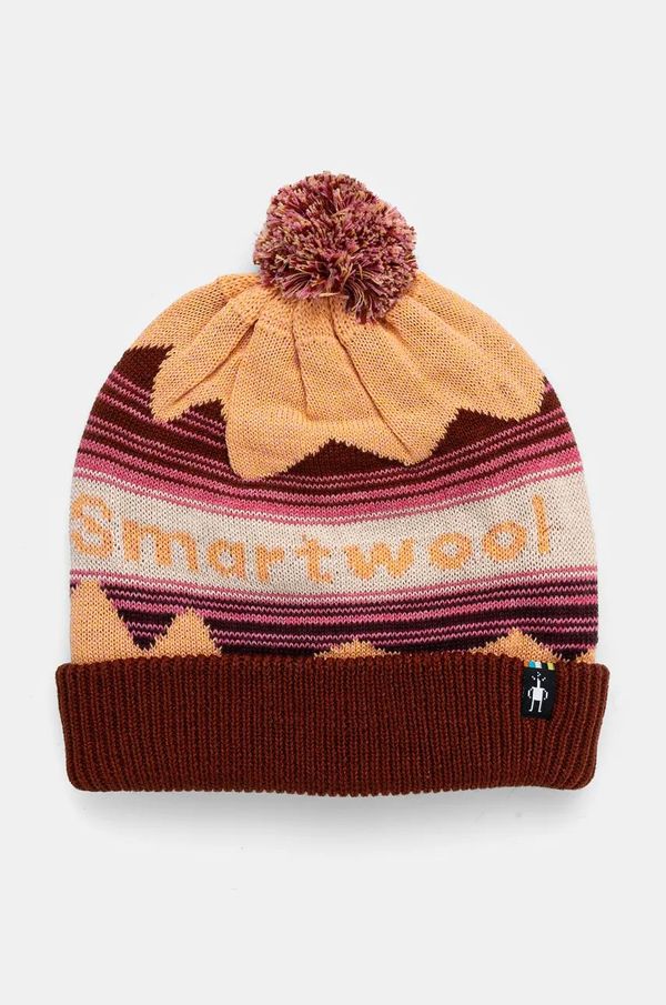 Smartwool Kapa s dodatkom vune Smartwool boja: narančasta, od debelog pletiva