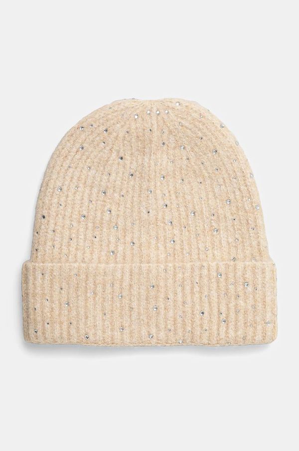 United Colors of Benetton Kapa s dodatkom vune United Colors of Benetton boja: bež, od tanke pletenine, 60CWDA011
