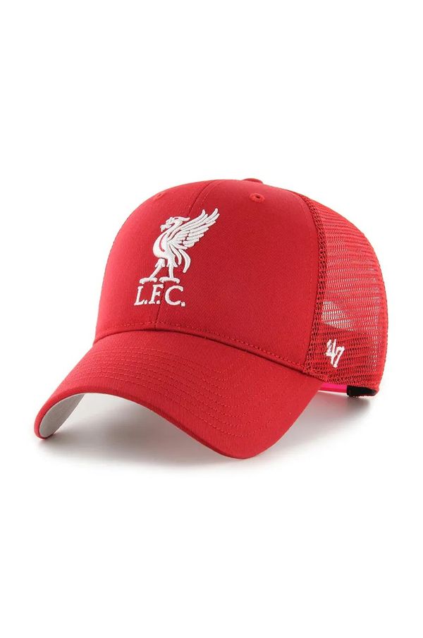 47 brand Kapa sa šiltom 47 brand Liverpool FC boja: crvena, s aplikacijom, EPL-BRANS04CTP-RDB