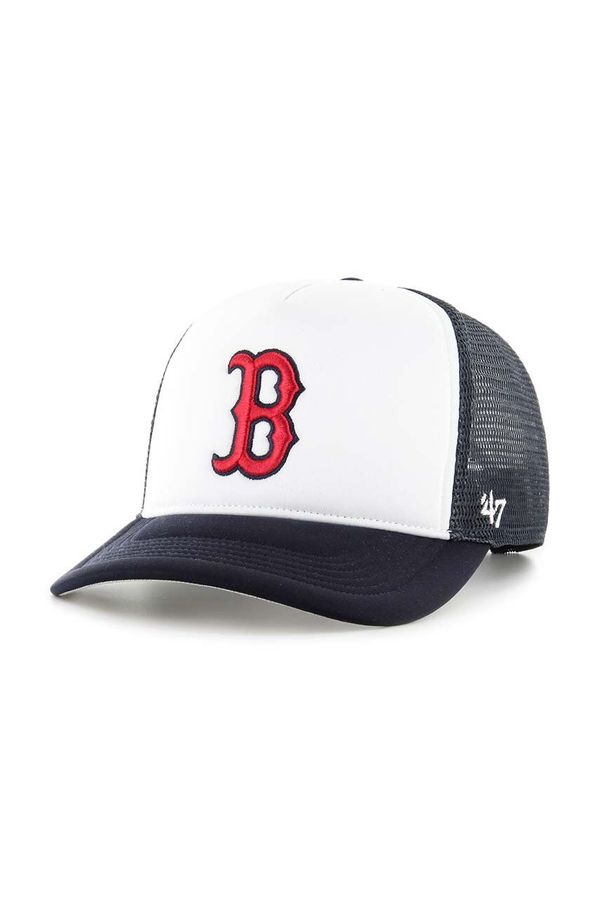 47 brand Kapa sa šiltom 47 brand MLB Boston Red Sox boja: tamno plava, s aplikacijom, B-TRTFM02KPP-NY
