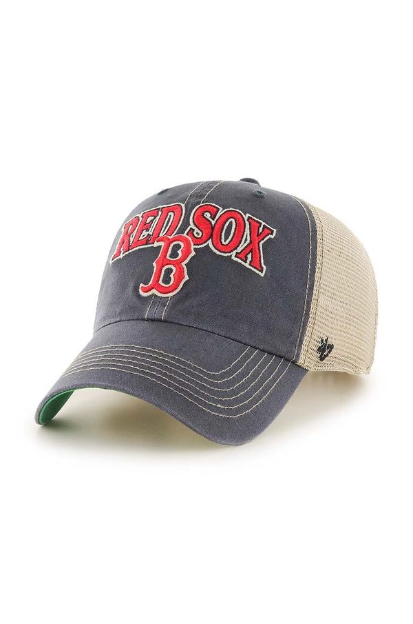 47 brand Kapa sa šiltom 47 brand MLB Boston Red Sox boja: tamno plava, s aplikacijom, B-TSCLA02LAP-VN
