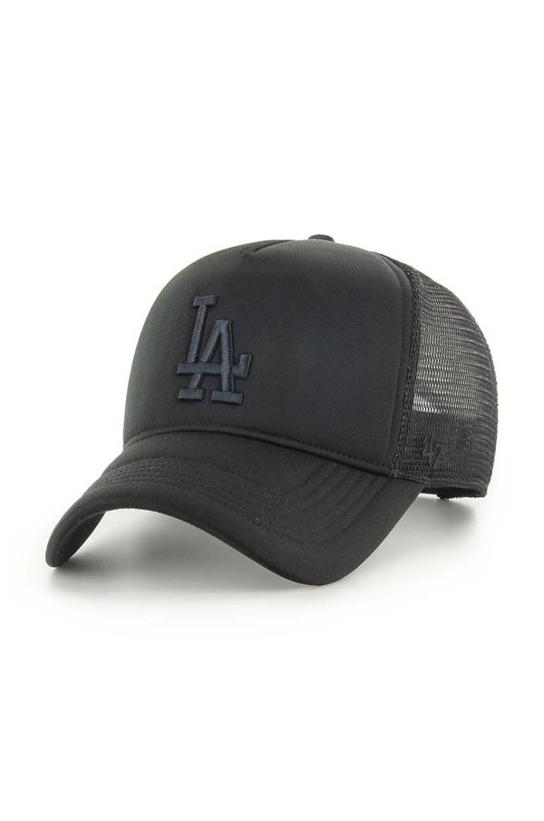47 brand Kapa sa šiltom 47 brand MLB Los Angeles Dodgers boja: crna, s aplikacijom, B-TRTFM12KPP-BK
