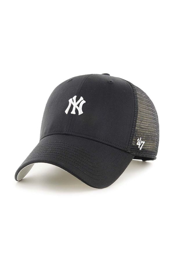 47 brand Kapa sa šiltom 47 brand MLB New York Yankees boja: crna, s aplikacijom, B-BRNMS17CTP-BK