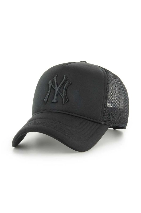 47 brand Kapa sa šiltom 47 brand MLB New York Yankees boja: crna, s aplikacijom, B-TRTFM17KPP-BK