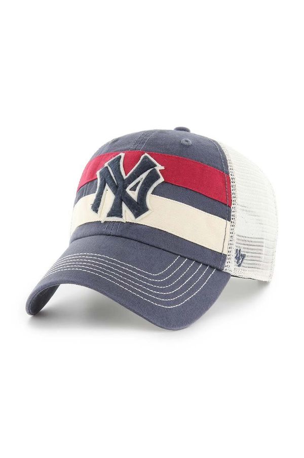 47 brand Kapa sa šiltom 47 brand MLB New York Yankees boja: tamno plava, s aplikacijom, BCPTN-CLBBN17GWP-VN11