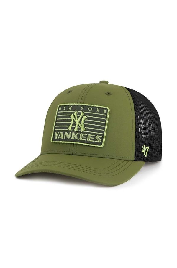 47 brand Kapa sa šiltom 47 brand MLB New York Yankees boja: zelena, s aplikacijom, B-OUTTK17NYP-FF
