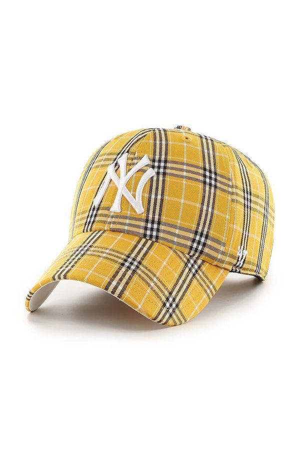 47 brand Kapa sa šiltom 47 brand MLB New York Yankees boja: žuta, s uzorkom, B-BUGGN17IDS-HN
