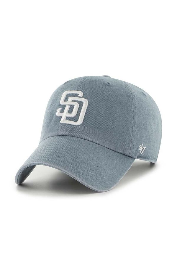 47 brand Kapa sa šiltom 47 brand MLB San Diego Padres boja: siva, s aplikacijom, B-NLRGW21GWS-S0