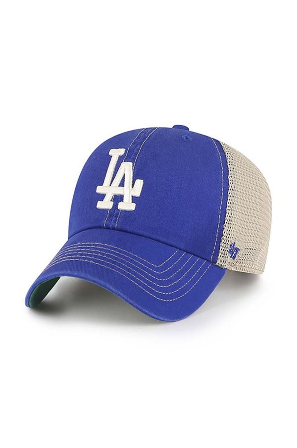 47brand Kapa sa šiltom 47brand MLB Los Angeles Dodgers boja: tamno plava, s uzorkom, B-TRWLR12GWP-RYC
