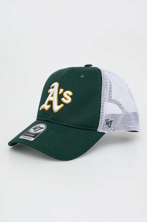 47brand Kapa sa šiltom 47brand MLB Oakland Athletics B-BRANS18CTP-DG