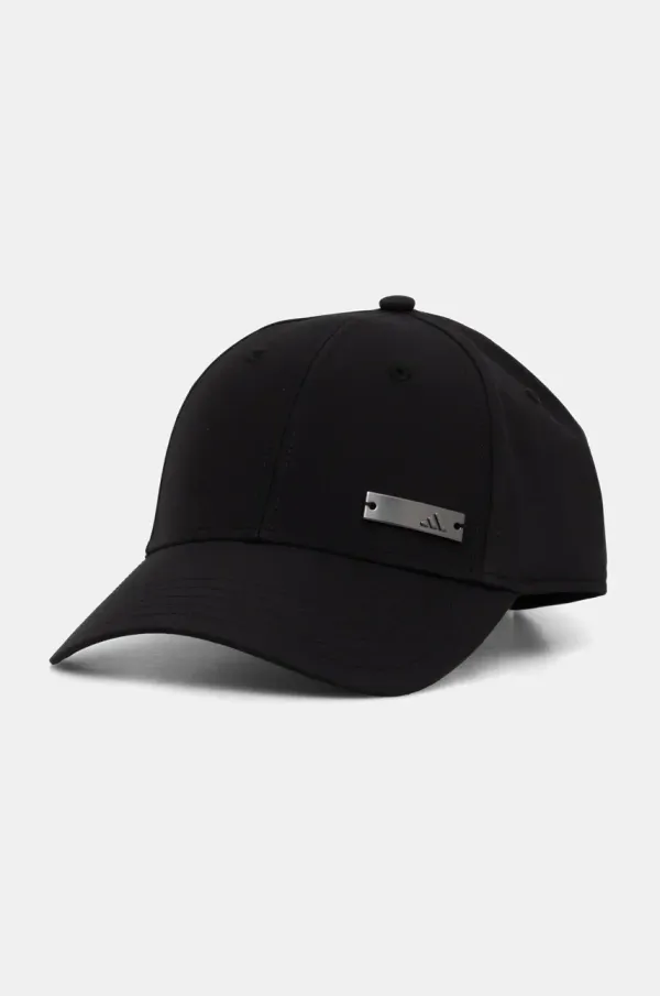 adidas Kapa sa šiltom adidas BB CAP LT MET boja: crna, s aplikacijom, JE5653