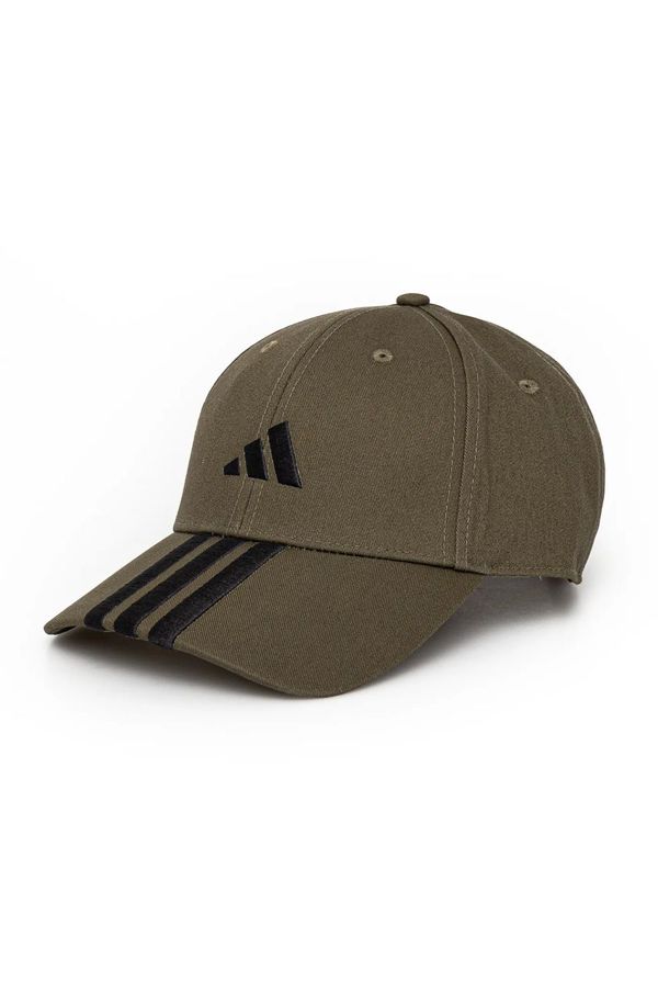 adidas Kapa sa šiltom adidas BBALL 3S CAP NL boja: zelena, s aplikacijom, JP0386
