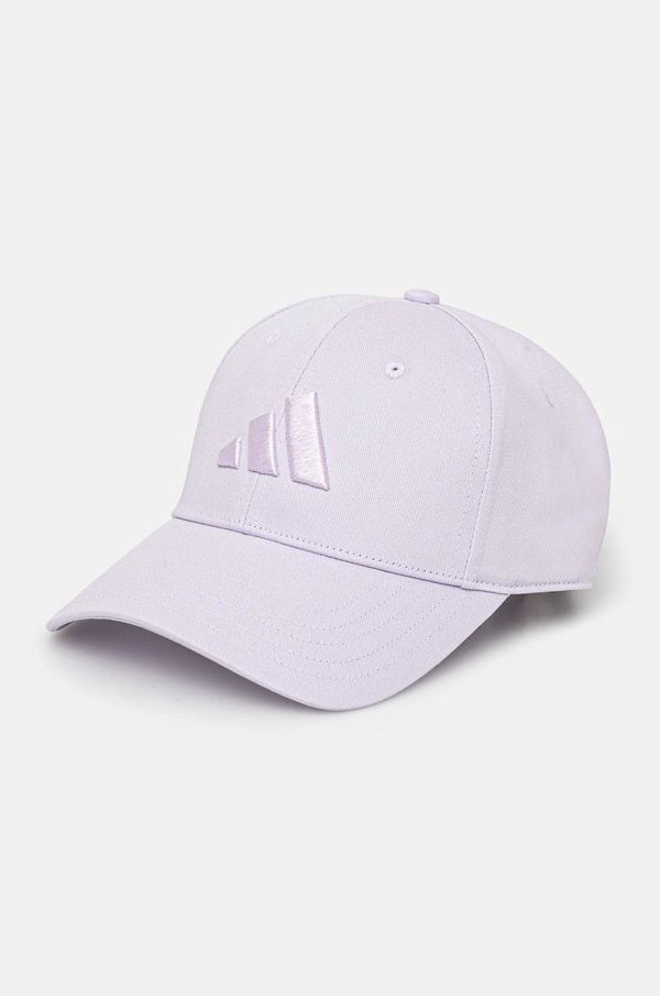 adidas Kapa sa šiltom adidas BBALL CAP TONAL boja: ljubičasta, bez uzorka, JC8880