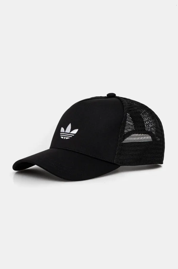 adidas Originals Kapa sa šiltom adidas Originals CURVED TRUCKER boja: crna, bez uzorka, JC6038