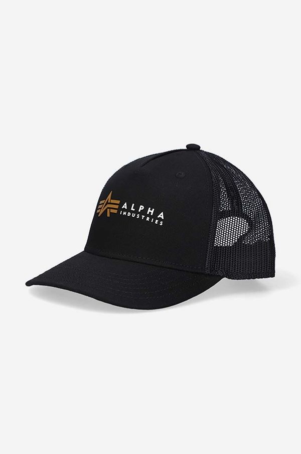 Alpha Industries Kapa sa šiltom Alpha Industries Trucker Cap boja: crna, s tiskom, 106901.03-black