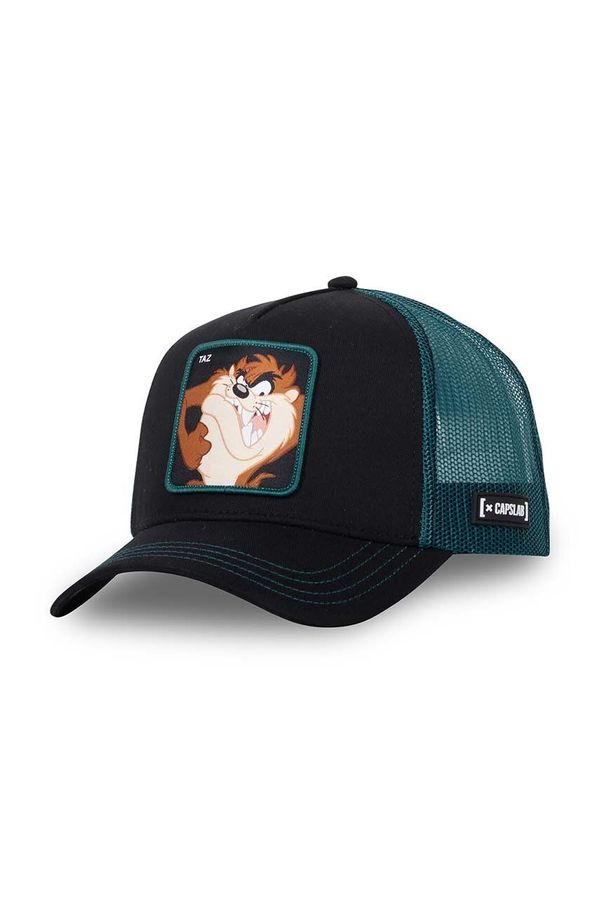 Capslab Kapa sa šiltom Capslab Looney Tunes boja: crna, s aplikacijom, CL.LOO8.1.CT.TAZ1