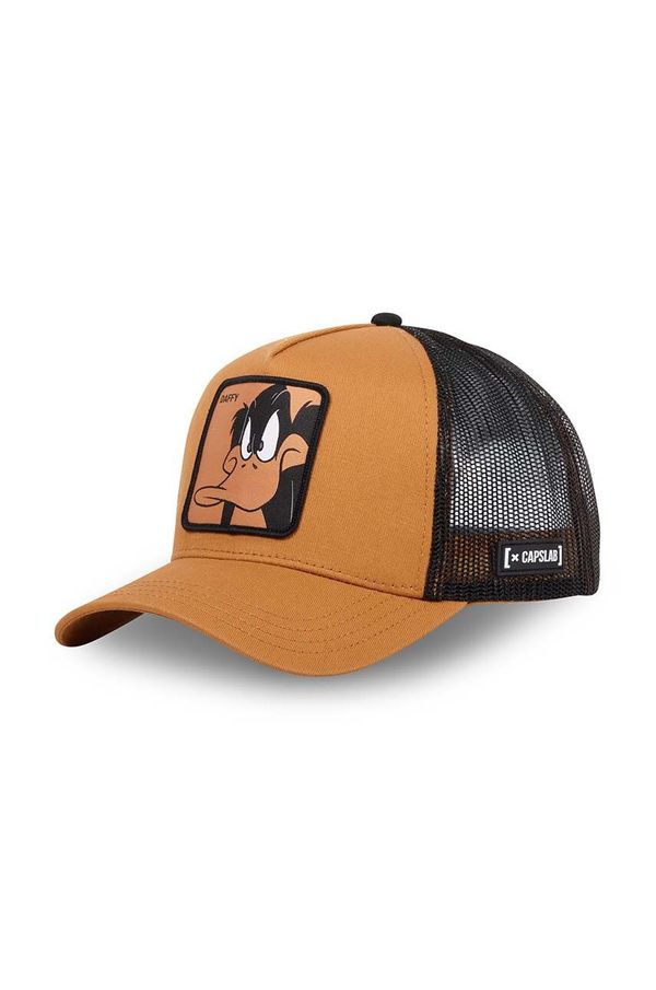 Capslab Kapa sa šiltom Capslab Looney Tunes boja: smeđa, s aplikacijom, CL.LOO8.1.CT.DAF1