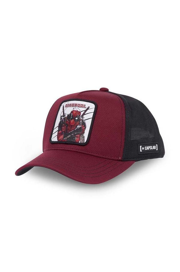 Capslab Kapa sa šiltom Capslab Marvel boja: crvena, s aplikacijom, CL.MAR6.1.CT.BAD1