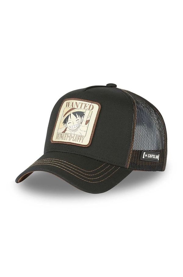 Capslab Kapa sa šiltom Capslab x One Piece boja: crna, s aplikacijom, CL/OP2/1/CAS/WAN1