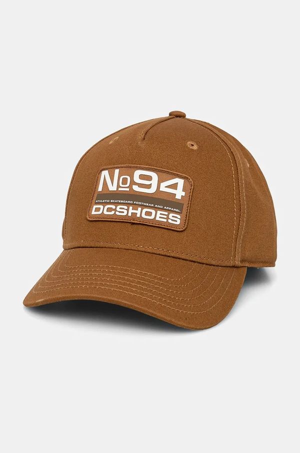 DC Kapa sa šiltom DC No 94 Snapback boja: smeđa, s aplikacijom, ADYHA04227