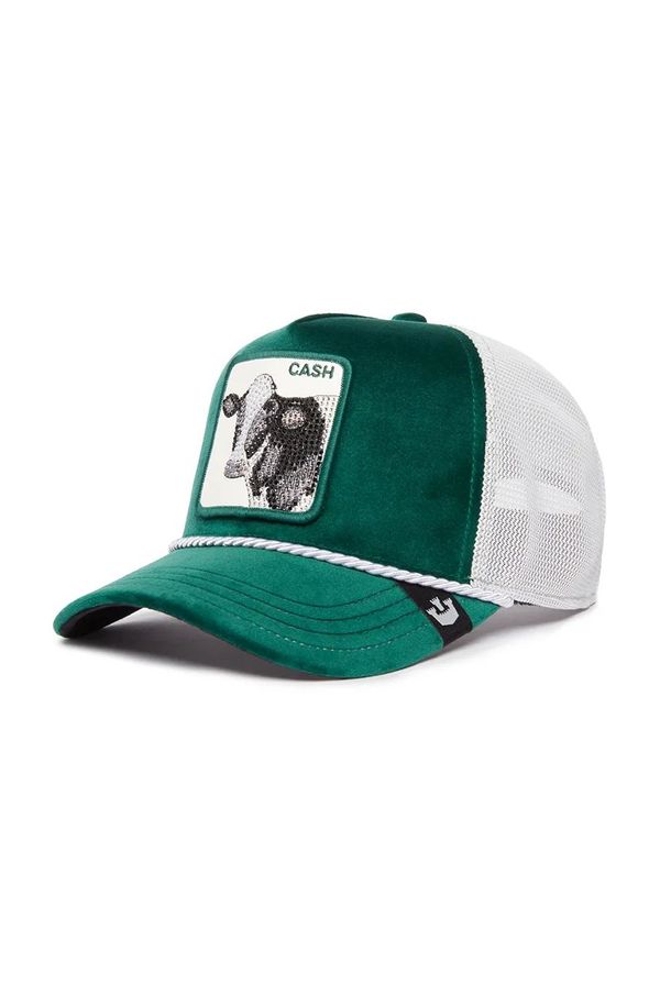 Goorin Bros Kapa sa šiltom Goorin Bros Emerald Cow boja: zelena, s aplikacijom, 101-1718
