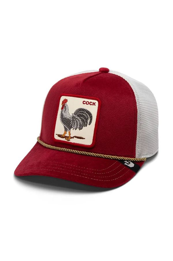 Goorin Bros Kapa sa šiltom Goorin Bros Garnet Rooster boja: crvena, s aplikacijom, 101-1717