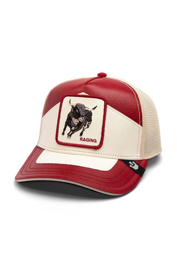 Goorin Bros Kapa sa šiltom Goorin Bros Moto Raging boja: crvena, s aplikacijom, 101-1692