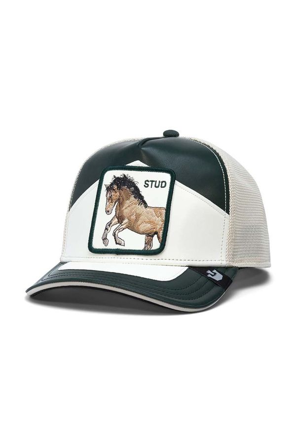 Goorin Bros Kapa sa šiltom Goorin Bros Moto Stud boja: zelena, s aplikacijom, 101-1689